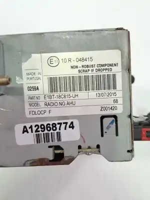 Pezzo di ricambio per auto di seconda mano impianto audio / radio cd per ford grand c-max 1.0 ecoboost cat riferimenti oem iam 2342464  e1bt18c815uh