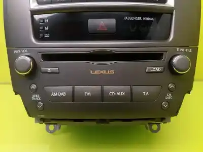 Second-hand car spare part audio system / radio cd for lexus is 200 (ds2/is2) d-cat oem iam references 8401053630  8612053b00