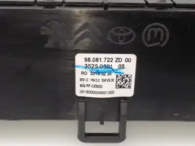 Pezzo di ricambio per auto di seconda mano controllo riscaldamento / aria condizionata per citroen jumpy (x desde 01/2007) jumpy riferimenti oem iam 98081722zd00 98081722zd 3525050105