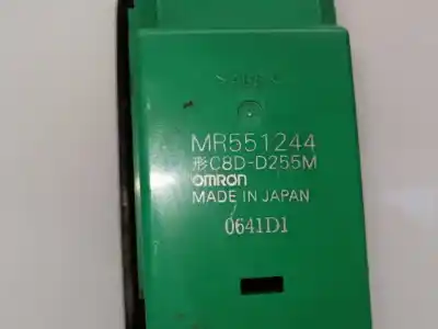 Second-hand car spare part left front power window switch for mitsubishi montero (v60/v70) 3.2 di-d avance oem iam references mr551244 c8dd255m 