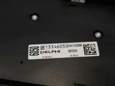 Second-hand car spare part audio system / radio cd for opel astra j (p10) 1.7 cdti (68) oem iam references 20983513 13346050 