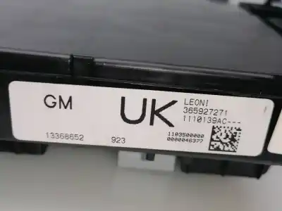 Second-hand car spare part fuse box unit for opel astra j lim. 1.6 16v cat oem iam references 13368652  