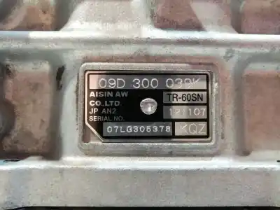 Second-hand car spare part gearbox for audi q7 (4l) 4l/xbunq1 oem iam references kqz 09d300039k 09d321105