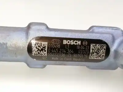 Автозапчастина б/у рампа инжектора для opel corsa e 1.3 16v cdti посилання на oem iam 55272136  0445214364