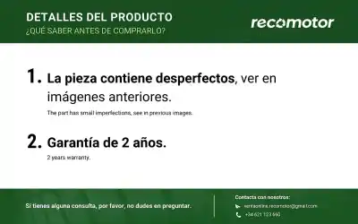 Pezzo di ricambio per auto di seconda mano motore completo per mini mini 5-trg. (f55) cooper riferimenti oem iam b38a15a  