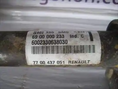 Автозапчастина б/у рульмова рейка для renault clio ii fase ii (b/cb0) 1.2 посилання на oem iam 7700437051 6002330638030 6900000233