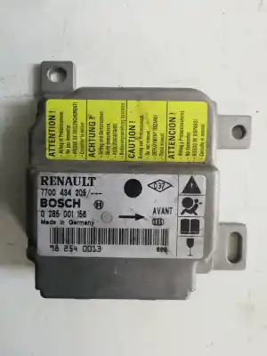 Автозапчастина б/у блок управління подушками безпеки для renault clio ii fase ii (b/cb0) 1.2 посилання на oem iam 7700434205