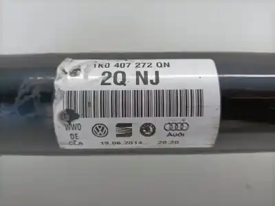 Автозапчастина б/у передня права трансмісія для skoda octavia combi (5e5) 1.6 tdi dpf посилання на oem iam 1k0407272qn  