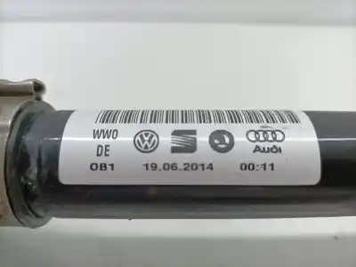 Автозапчастина б/у передня ліва трансмісія для skoda octavia combi (5e5) 1.6 tdi dpf посилання на oem iam 1k0407271lb  