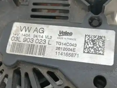 Автозапчастина б/у генератор для skoda octavia combi (5e5) 1.6 tdi dpf посилання на oem iam 03l903023l  1 pin