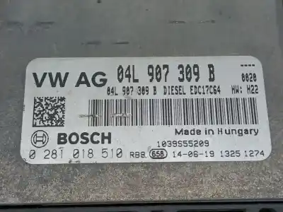 Автозапчасти б/у блок управления двигателем за skoda octavia combi (5e5) 1.6 tdi dpf ссылки oem iam 04l907309b 1039s55209 , 5800242415 0281018510