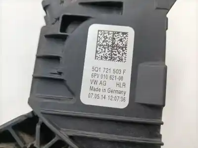 Second-hand car spare part accelerator pedal for skoda octavia combi (5e5) 1.6 tdi dpf oem iam references 5q1721503f 17780600aa 6pv01062100