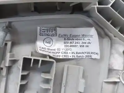 Автозапчастина б/у молдинг для skoda octavia combi (5e5) 1.6 tdi dpf посилання на oem iam 5e0868315 5e0867243 5e0867243