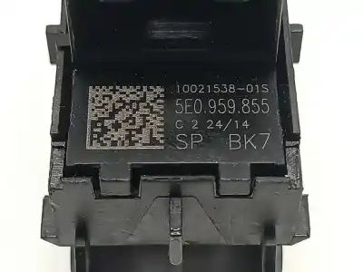 Автозапчастина б/у передній правий віконний вимикач для skoda octavia combi (5e5) 1.6 tdi dpf посилання на oem iam 5e0959855  