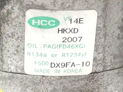 Second-hand car spare part air conditioning compressor for hyundai ix35 2010 - 2017 2.0 crdi 100kw 2010 - 2017 oem iam references 977012y100  