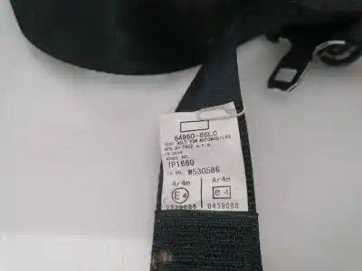 Recambio de automóvil de segunda mano de CINTURON SEGURIDAD TRASERO DERECHO para SUZUKI SWIFT (AZ) Basic referencias OEM IAM 8496068L0  