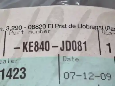 Recambio de automóvil de segunda mano de juego tapizados / cartoneras para nissan qashqai (j10) acenta referencias oem iam ke840jd081  