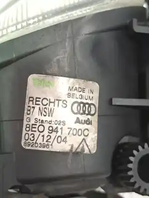 Pezzo di ricambio per auto di seconda mano luce fendinebbia destra per audi a4 b7 (8ec) 3.0 tdi quattro riferimenti oem iam 8e0941700b  