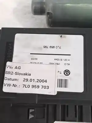 Second-hand car spare part rear left window motor for porsche cayenne (9pa) 3.2 oem iam references 7l0959795  
