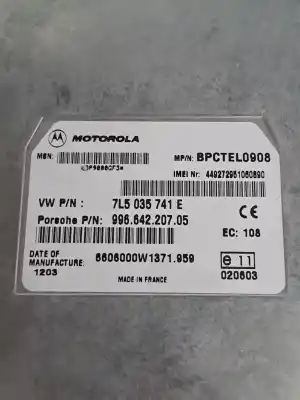 Second-hand car spare part electronic module for porsche cayenne (9pa) 3.2 oem iam references 7l5035741  