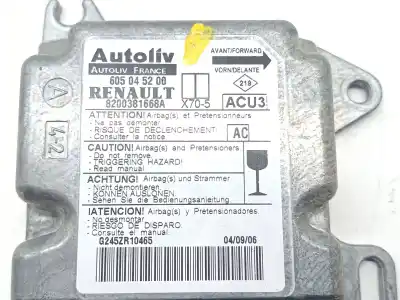 Автозапчасти б/у блок управления подушками безопасности за renault master ii phase 2 combi 3.0 dci diesel cat (zd3) ссылки oem iam 605045200  