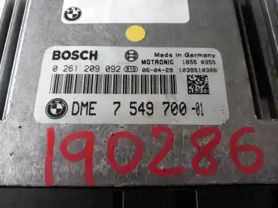 Second-hand car spare part ecu engine control for bmw serie 7 (e65/e66) 740i oem iam references 7549700-01  