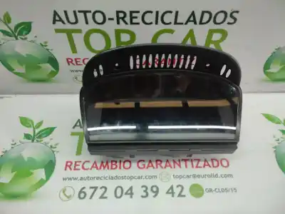 Pièce détachée automobile d'occasion écran multifonctions pour bmw serie 5 berlina (e60) 535d références oem iam 9151978