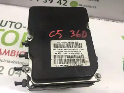 Peça sobressalente para automóvel em segunda mão abs por citroen c5 berlina business referências oem iam 9666542880