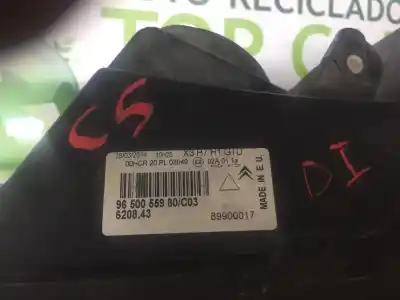 Gebrauchtes Autoersatzteil linker scheinwerfer zum citroen c5 berlina premier oem-iam-referenzen 9650055980