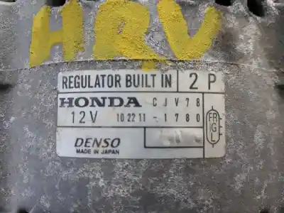 Piesă de schimb auto la mâna a doua ALTERNATOR pentru HONDA HR-V (GH)  Referințe OEM IAM 102211-1780  
