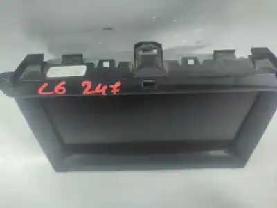 Second-hand car spare part multifunction display for citroen c6 exclusive oem iam references 9661552480  