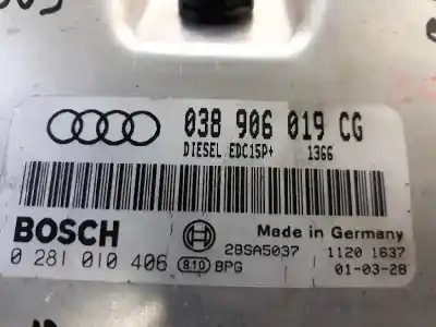 Автозапчасти б/у блок управления двигателем за audi a4 b6 (8e2) 1.9 tdi ссылки oem iam 038906019cg  