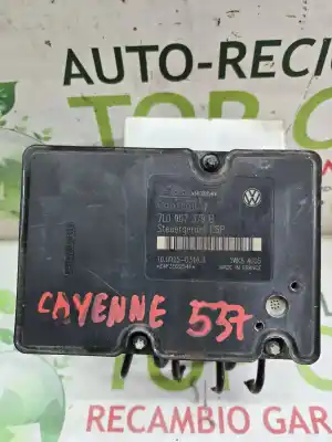 Автозапчастина б/у абс для porsche cayenne (9pa) turbo 4.5 посилання на oem iam 7l0614111c  