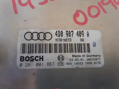 Pièce détachée automobile d'occasion CALCULATEUR MOTEUR ECU pour AUDI A8 (D2)  Références OEM IAM 4D0907409A  