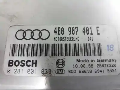 Автозапчастина б/у ЕБУ КОНТРОЛЕР ДВИГУНА для AUDI A6 AVANT (4B5)  Посилання на OEM IAM 4B0907401E  