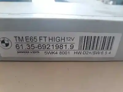 Second-hand car spare part electronic module for bmw serie 7 (e65/e66) 745i oem iam references 613569219819  