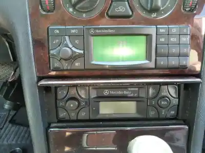 Second-hand car spare part audio system / radio cd for mercedes-benz clase e (w210) berlina diesel 290 turbodiesel (210.017) oem iam references   