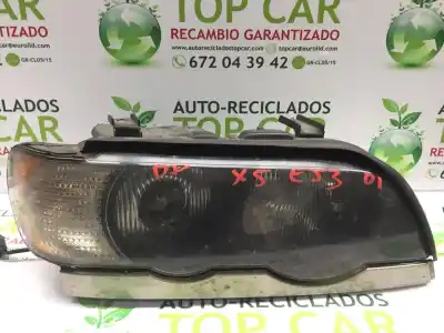 Second-hand car spare part right headlight for bmw x5 (e53) 3.0d oem iam references 63127164422