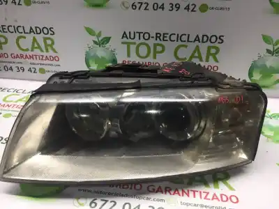 Second-hand car spare part left headlight for audi a8 (4e2) 4.0 tdi quattro oem iam references 158127-00 li  