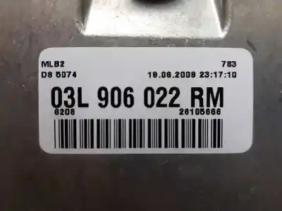 Pezzo di ricambio per auto di seconda mano CENTRALINA MOTORE per AUDI A5 COUPE (8T)  Riferimenti OEM IAM 03L906022RM  