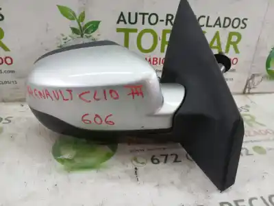 Peça sobressalente para automóvel em segunda mão espelho retrovisor esquerdo por renault clio iii pack authentique referências oem iam   