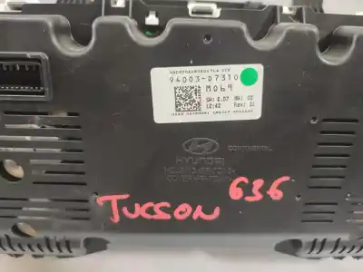 Second-hand car spare part dashboard for hyundai tucson (tl, tle) 1.6 gdi oem iam references 94003-d7310  