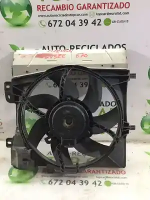 Second-hand car spare part radiator cooling fan for citroen c-elysée millenium 72 cv / 53 kw oem iam references   