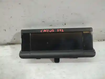 Second-hand car spare part multifunction display for citroen c4 cactus onetone oem iam references 98138540