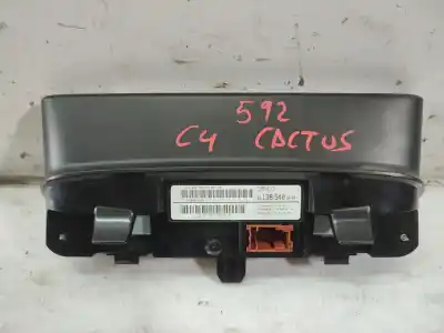 Second-hand car spare part multifunction display for citroen c4 cactus onetone oem iam references 98138540  
