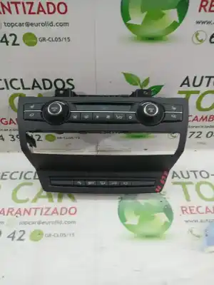 Second-hand car spare part heating / air conditioning control panel for bmw x6 (e71) 3.0d oem iam references 9130449  
