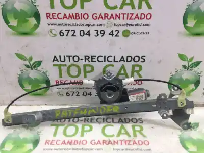 Peça sobressalente para automóvel em segunda mão elevador de vidros dianteira esquerda por nissan pathfinder (r51) 2.5 dci xe referências oem iam 402121d