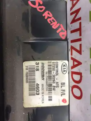 Second-hand car spare part heating / air conditioning control panel for kia sorento (bl) (2002->) 2.5 crdi oem iam references 972503e260