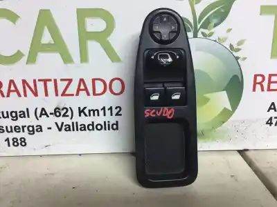 Peça sobressalente para automóvel em segunda mão BOTÃO / INTERRUPTOR ELEVADOR VIDRO DIANTEIRO ESQUERDO por FIAT SCUDO (222)  Referências OEM IAM 9613420789  