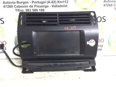 Peça sobressalente para automóvel em segunda mão display gps / multimídia por citroen c4 berlina collection referências oem iam 08073180094